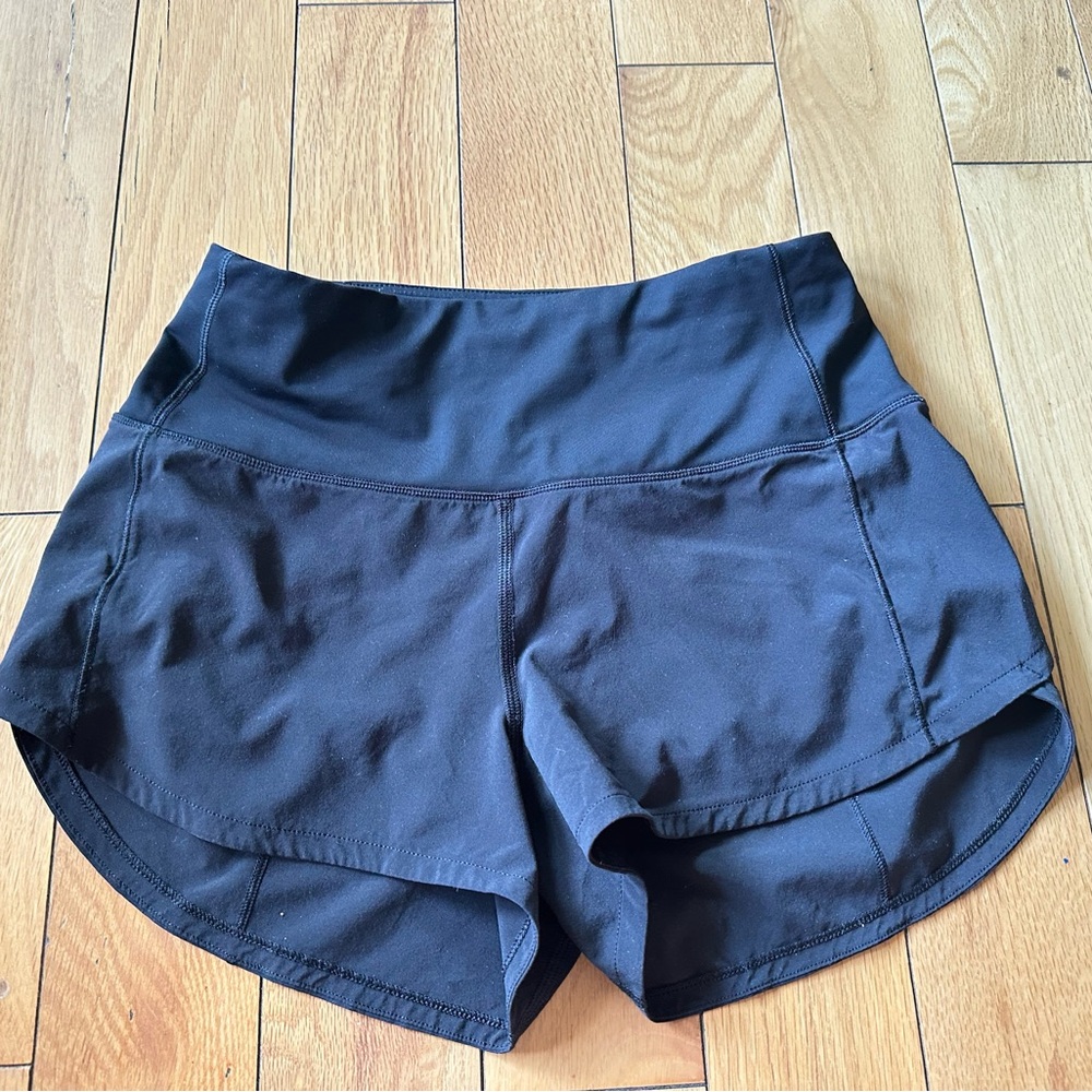 Lululemon Speed Up shorts black size 2